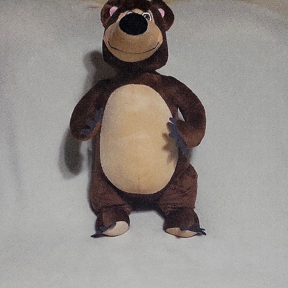 Brown Bear Plush Toy - Masha And The Bear - Picture 2 of 9